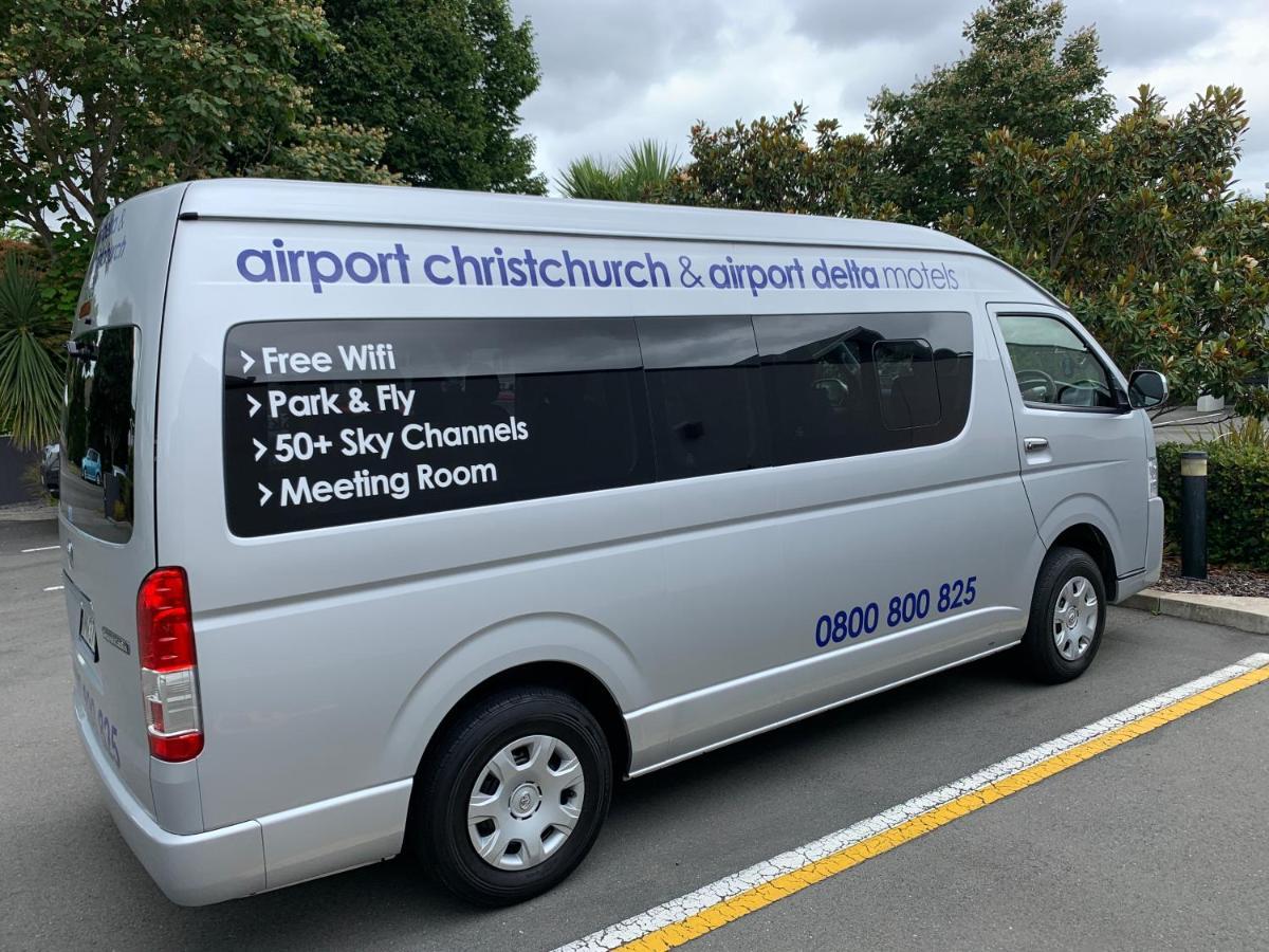 Airport Delta Motel Christchurch Dış mekan fotoğraf